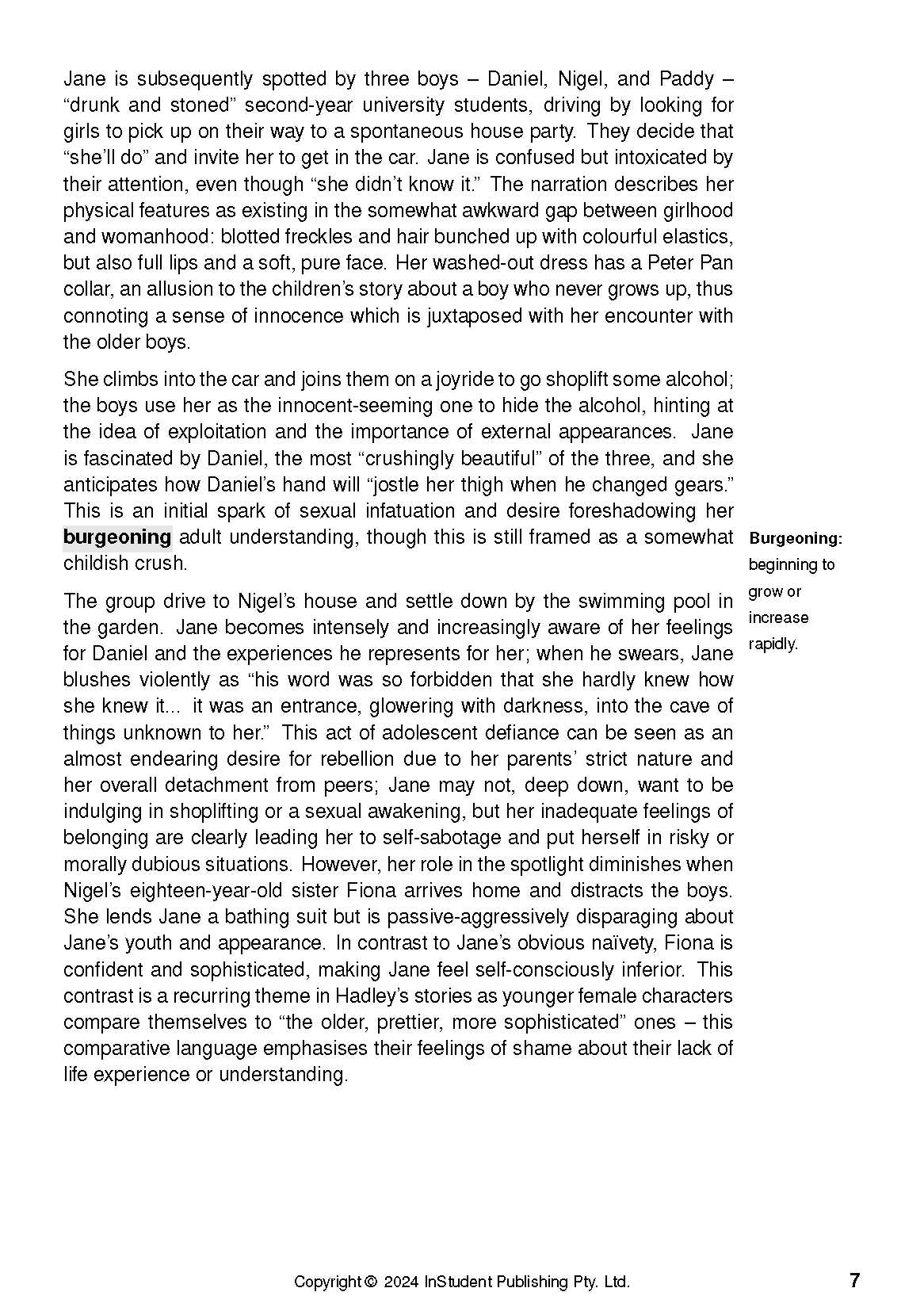 ATAR Notes Text Guide: Bad Dreams and Other Stories by Tessa Hadley - Image 11