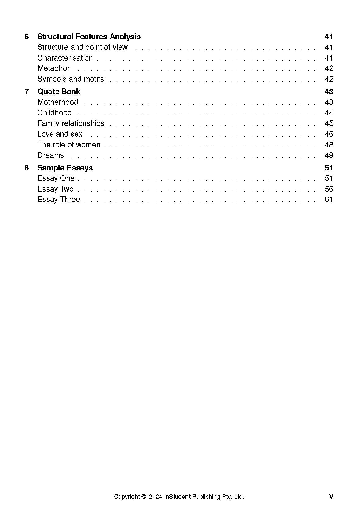 ATAR Notes Text Guide: Bad Dreams and Other Stories by Tessa Hadley - Image 4