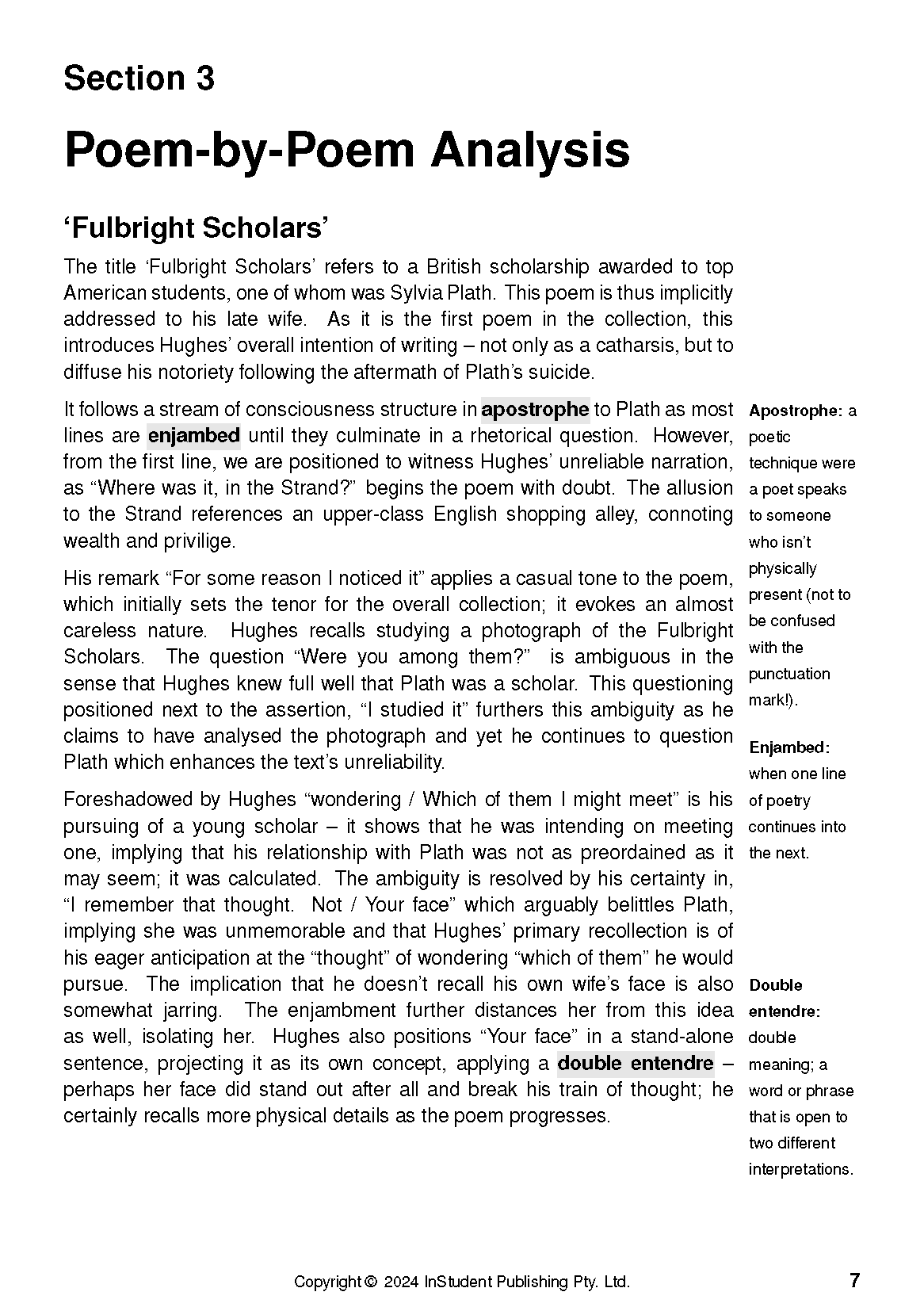 ATAR Notes Text Guide: Birthday Letters by Ted Hughes - Image 11