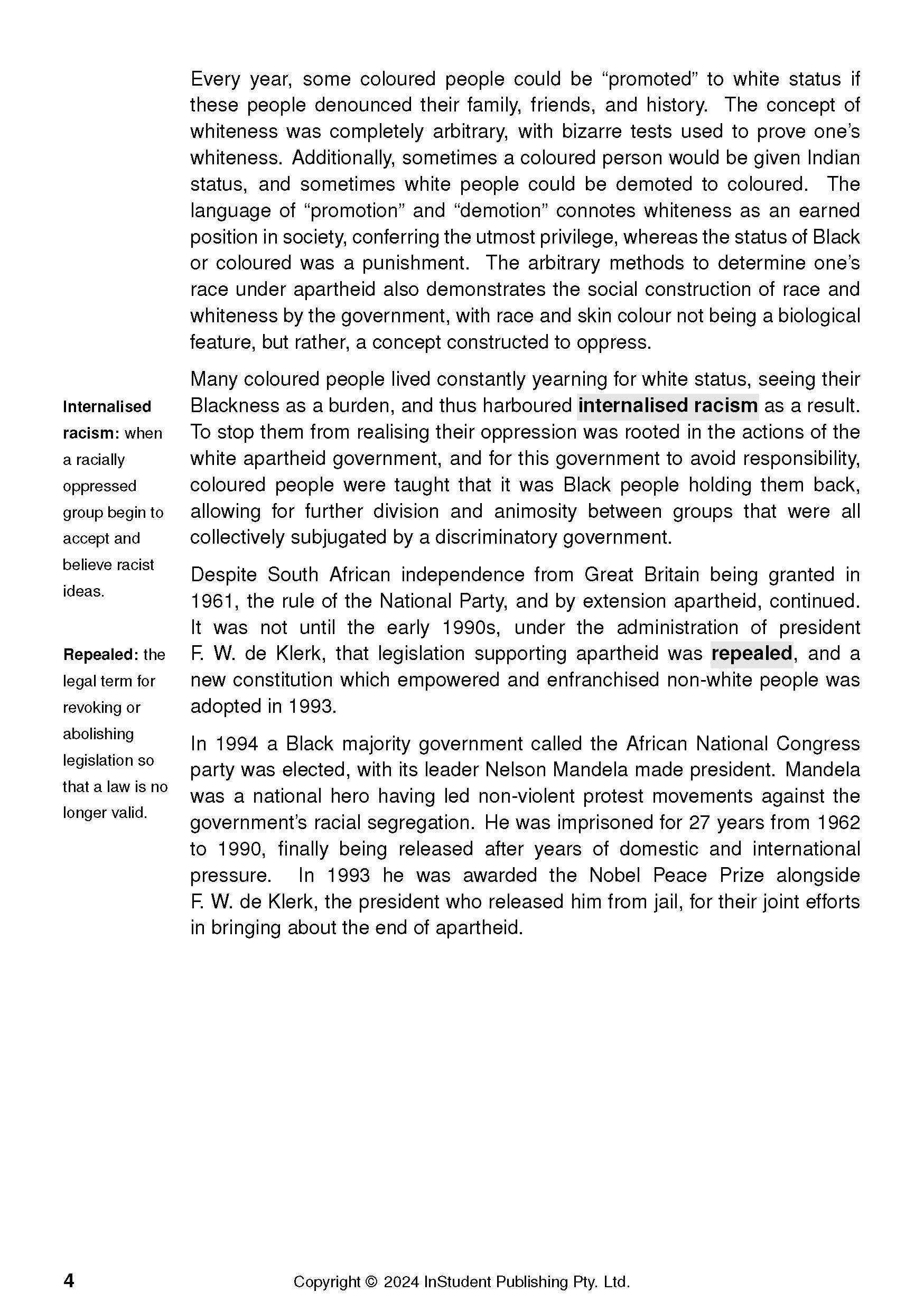 ATAR Notes Text Guide: Born a Crime by Trevor Noah - Image 8