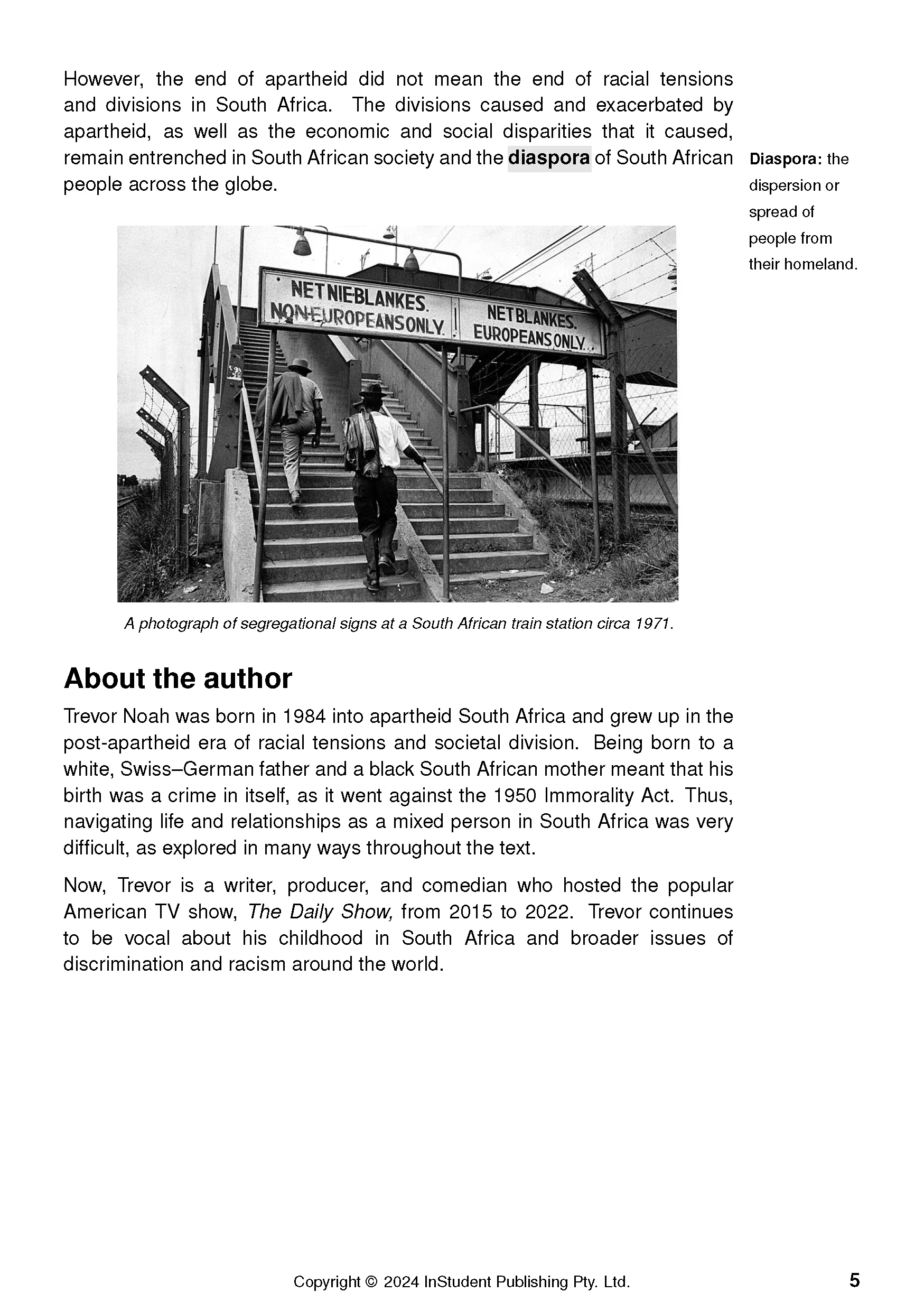 ATAR Notes Text Guide: Born a Crime by Trevor Noah - Image 9