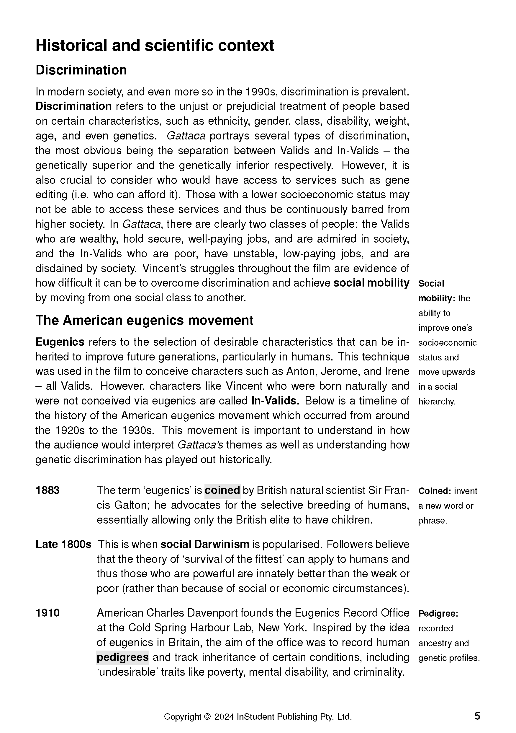 ATAR Notes Text Guide: Gattaca by Andrew Niccol - Image 10