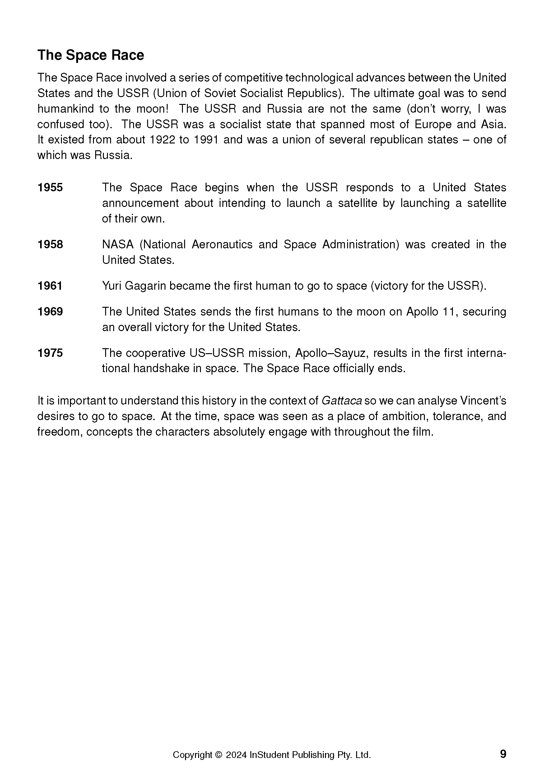 ATAR Notes Text Guide: Gattaca by Andrew Niccol - Image 14