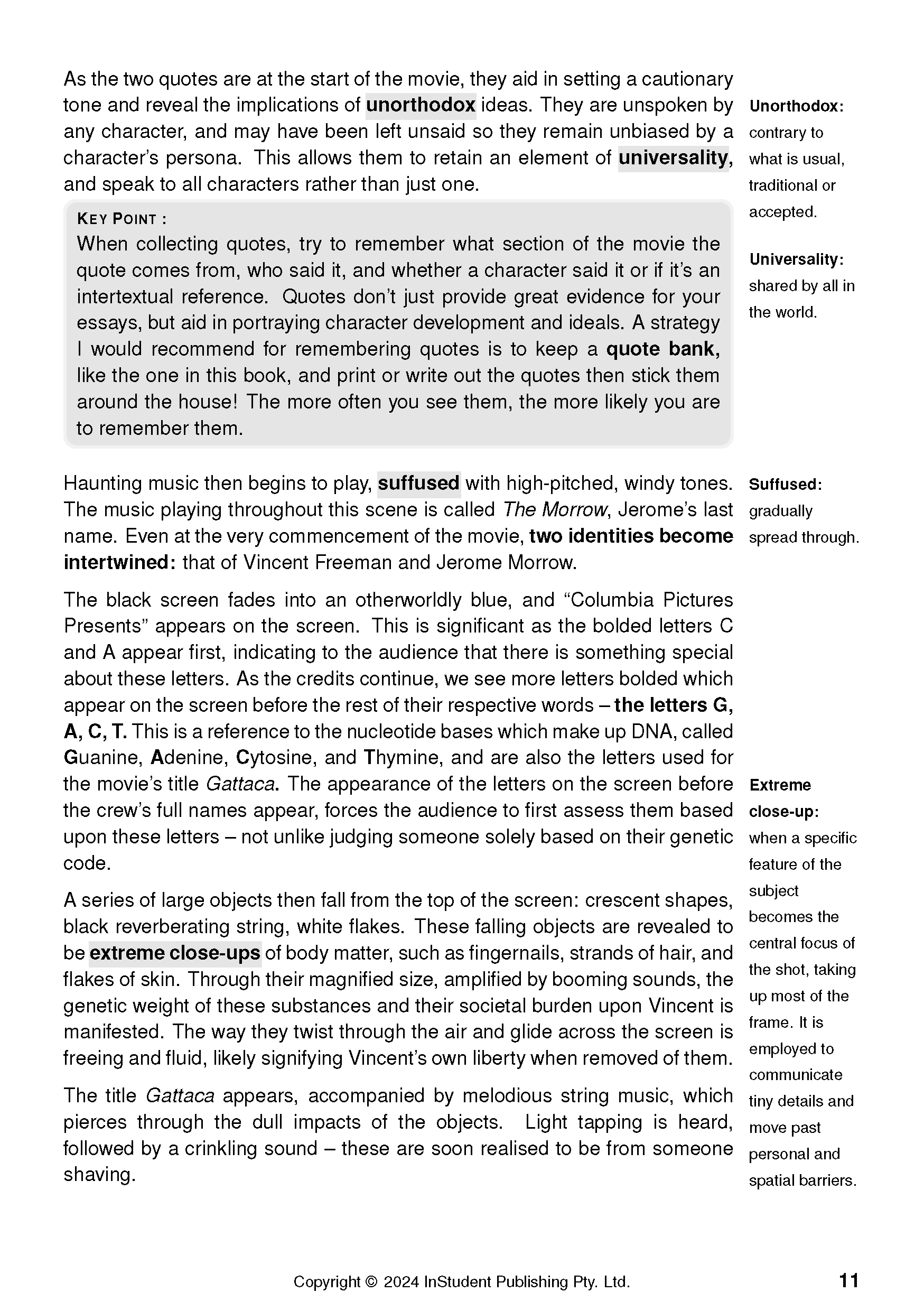 ATAR Notes Text Guide: Gattaca by Andrew Niccol - Image 16