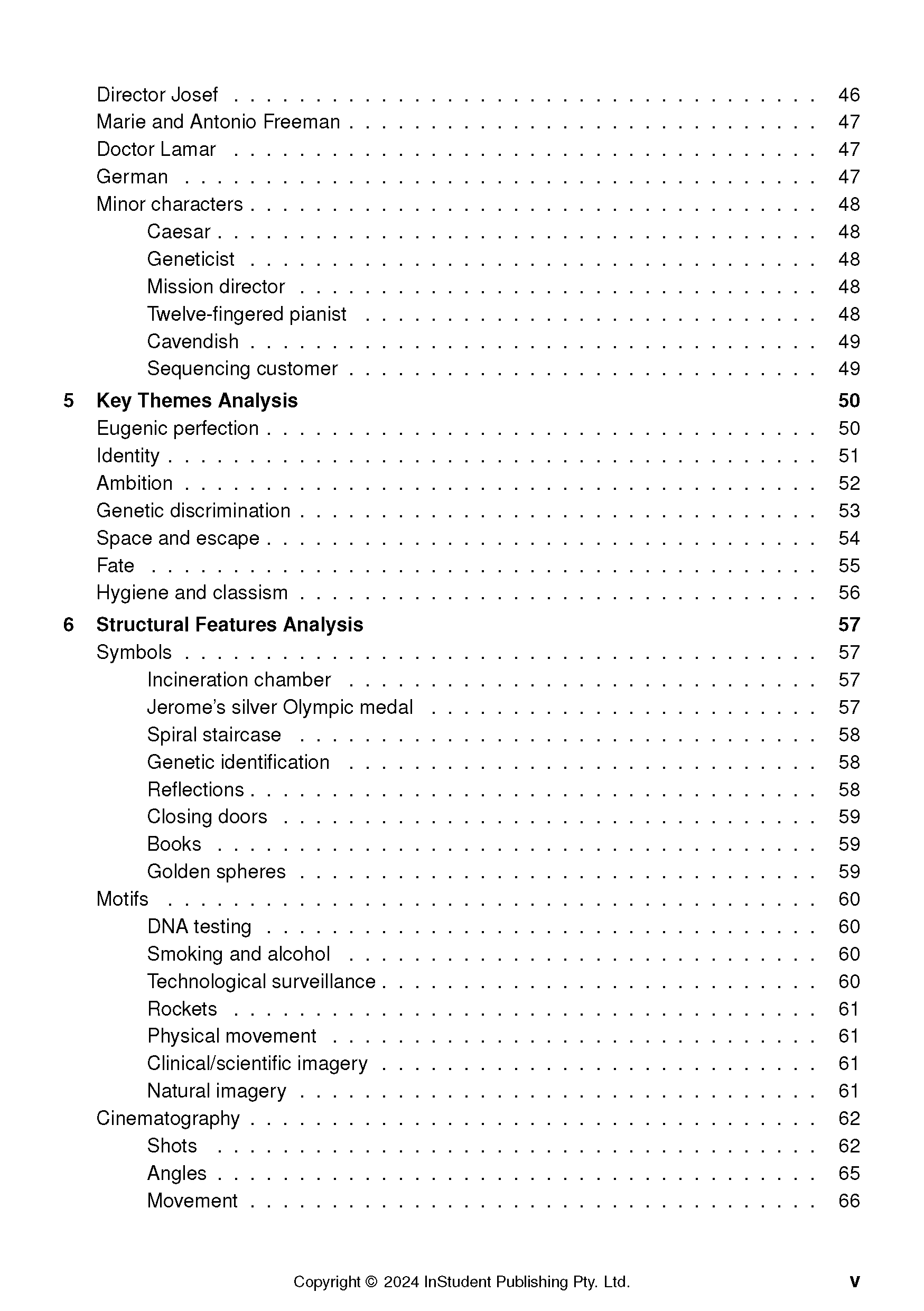 ATAR Notes Text Guide: Gattaca by Andrew Niccol - Image 4
