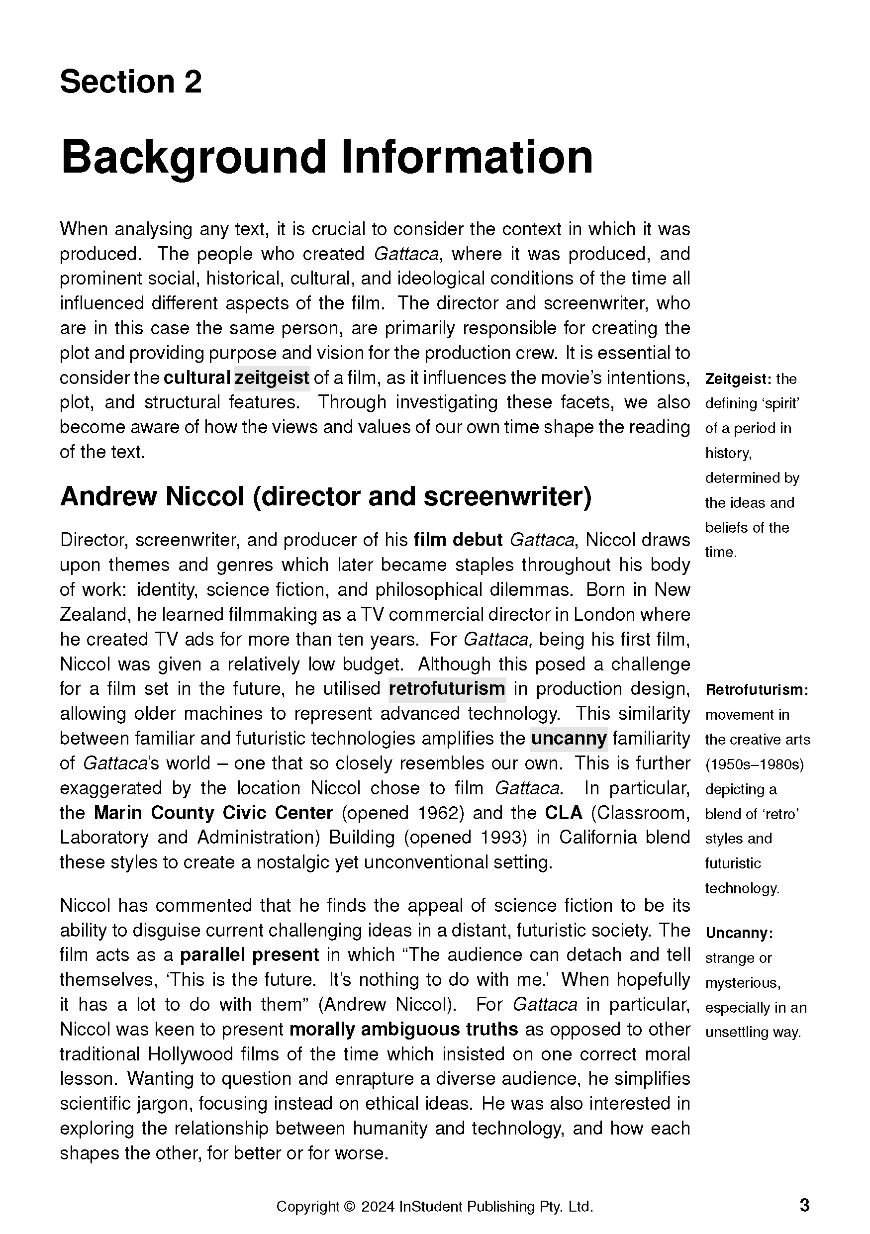 ATAR Notes Text Guide: Gattaca by Andrew Niccol - Image 8