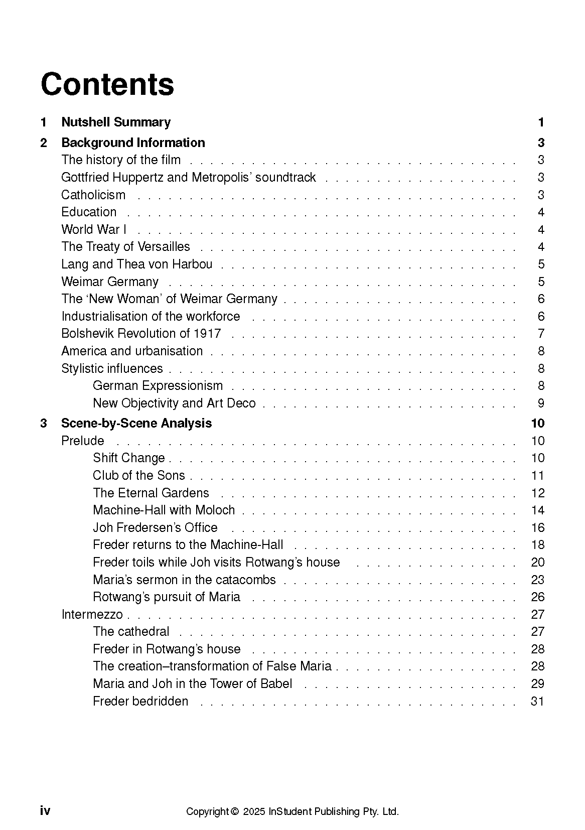 ATAR Notes Text Guide: Metropolis by Fritz Lang - Image 3