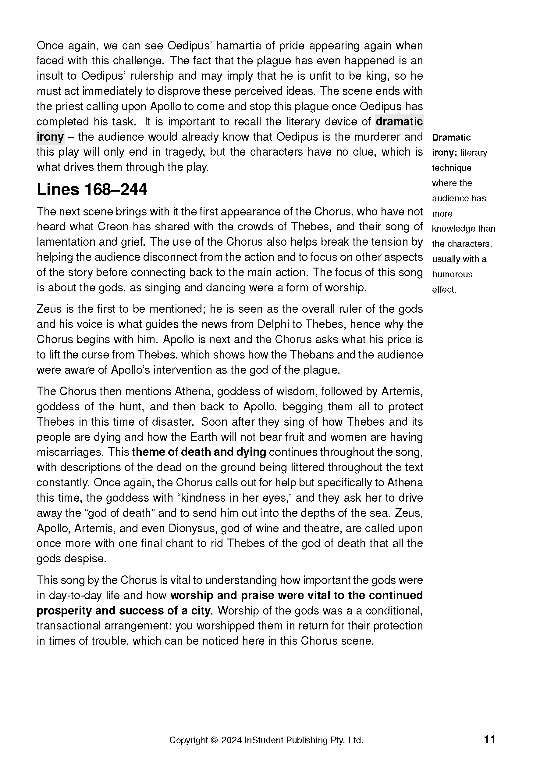 ATAR Notes Text Guide: Oedipus the King by Sophocles - Image 15