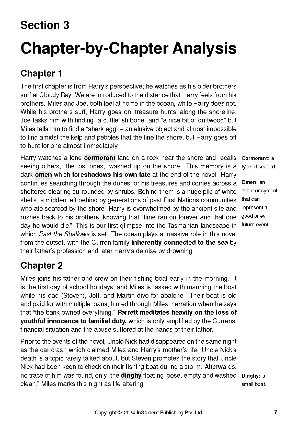 ATAR Notes Text Guide:  Past the Shallows by Favel Parrett - Image 10