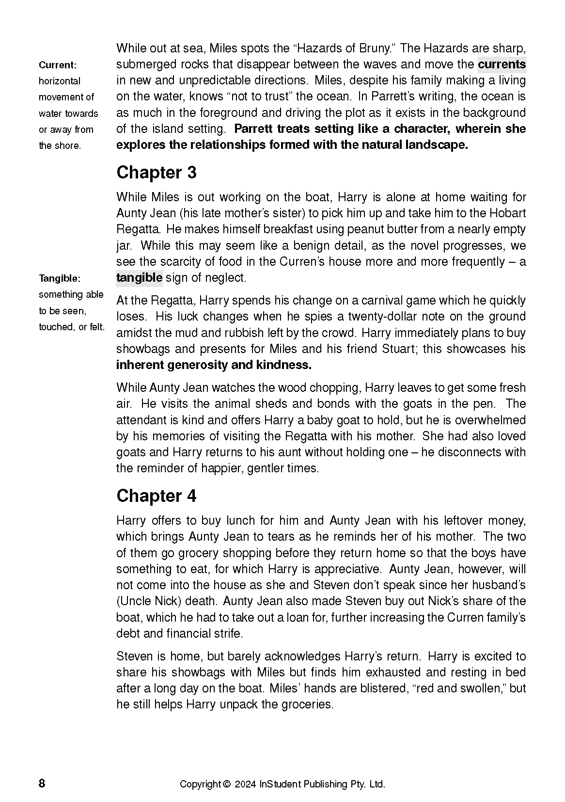 ATAR Notes Text Guide:  Past the Shallows by Favel Parrett - Image 11