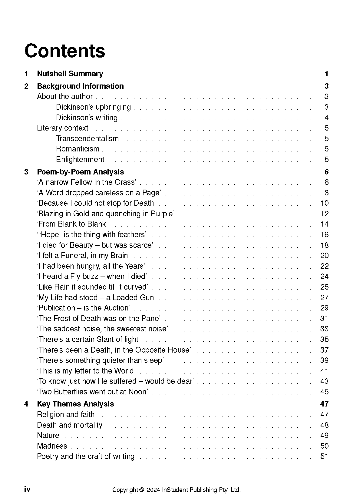 ATAR Notes Text Guide: Selected Poems by Emily Dickinson - Image 3