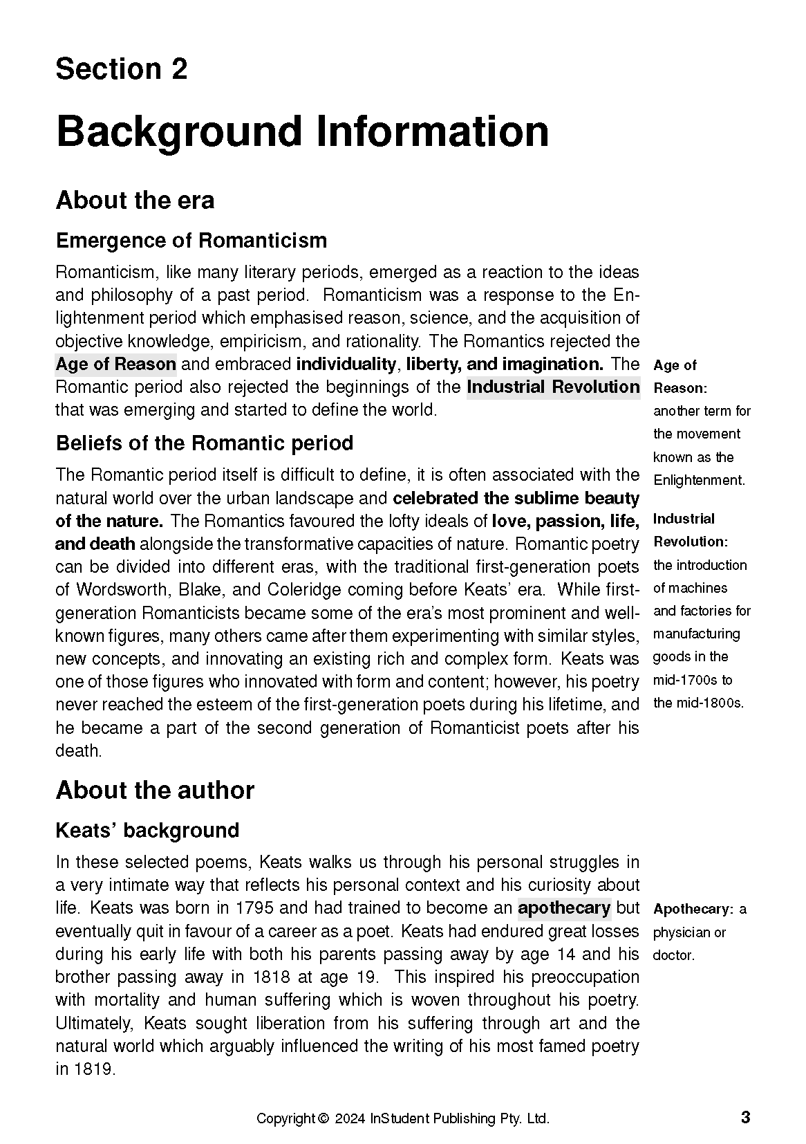 ATAR Notes Text Guide: Selected Poems by John Keats - Image 7