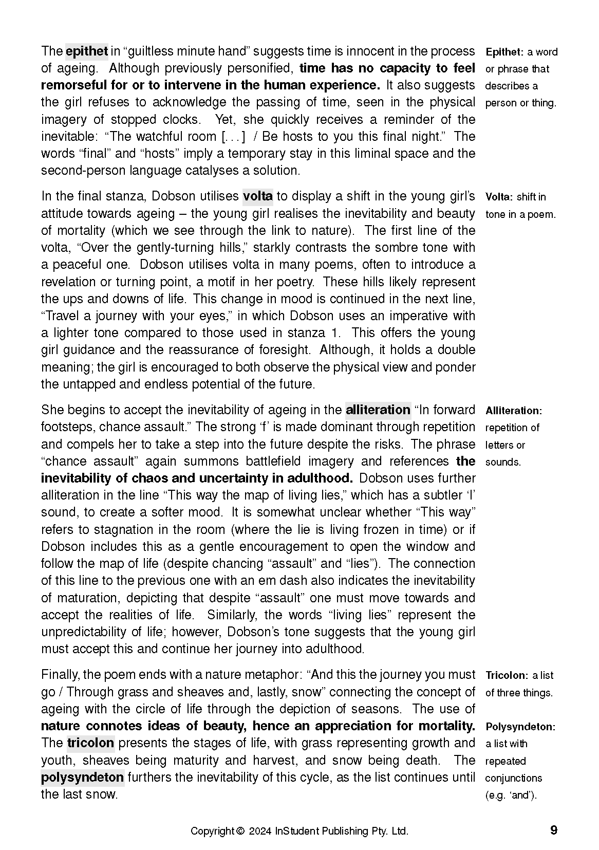 ATAR Notes Text Guide: Selected Poems by Rosemary Dobson - Image 11