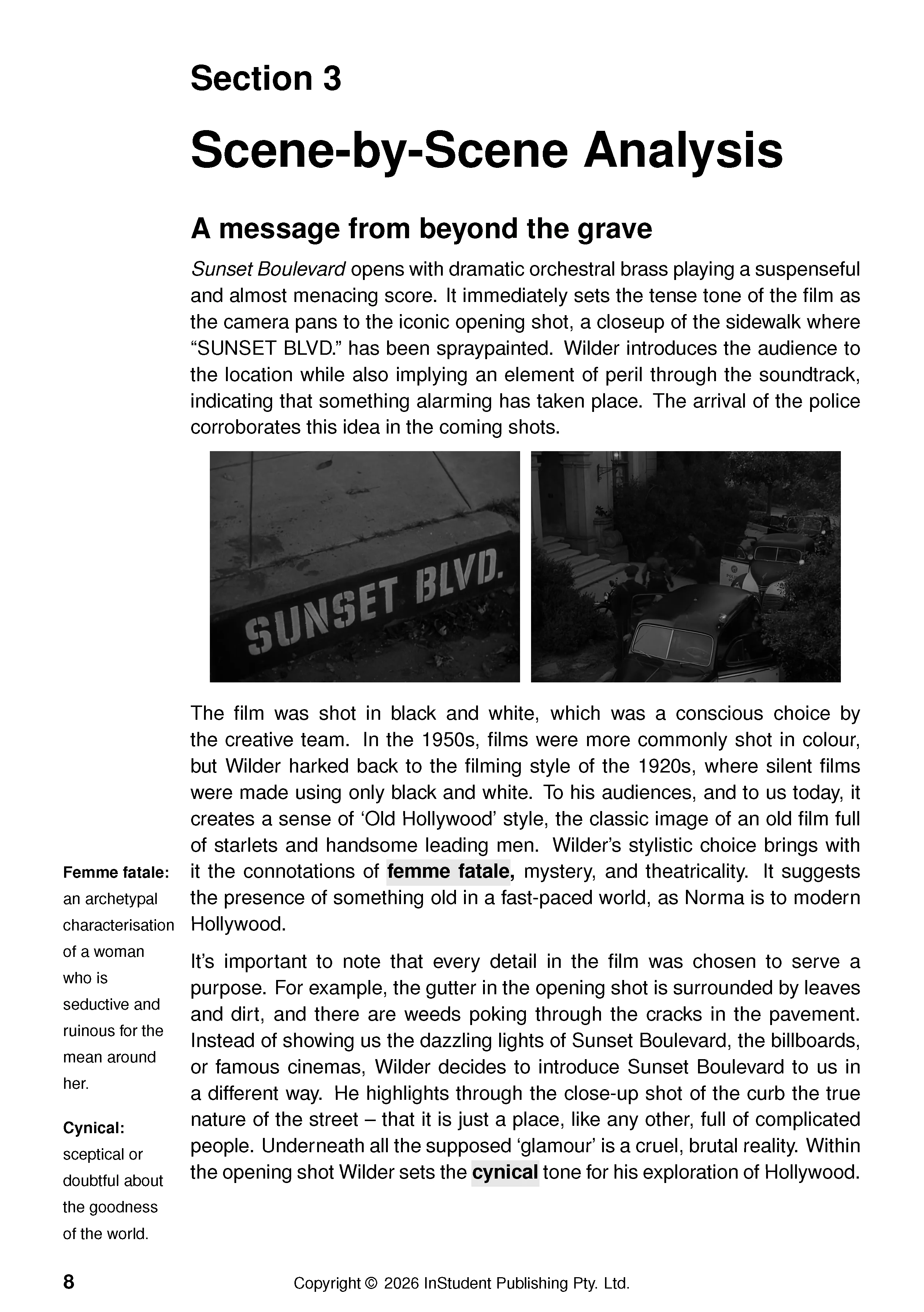 ATAR Notes Text Guide: Sunset Boulevard by Billy Wilder - Image 11