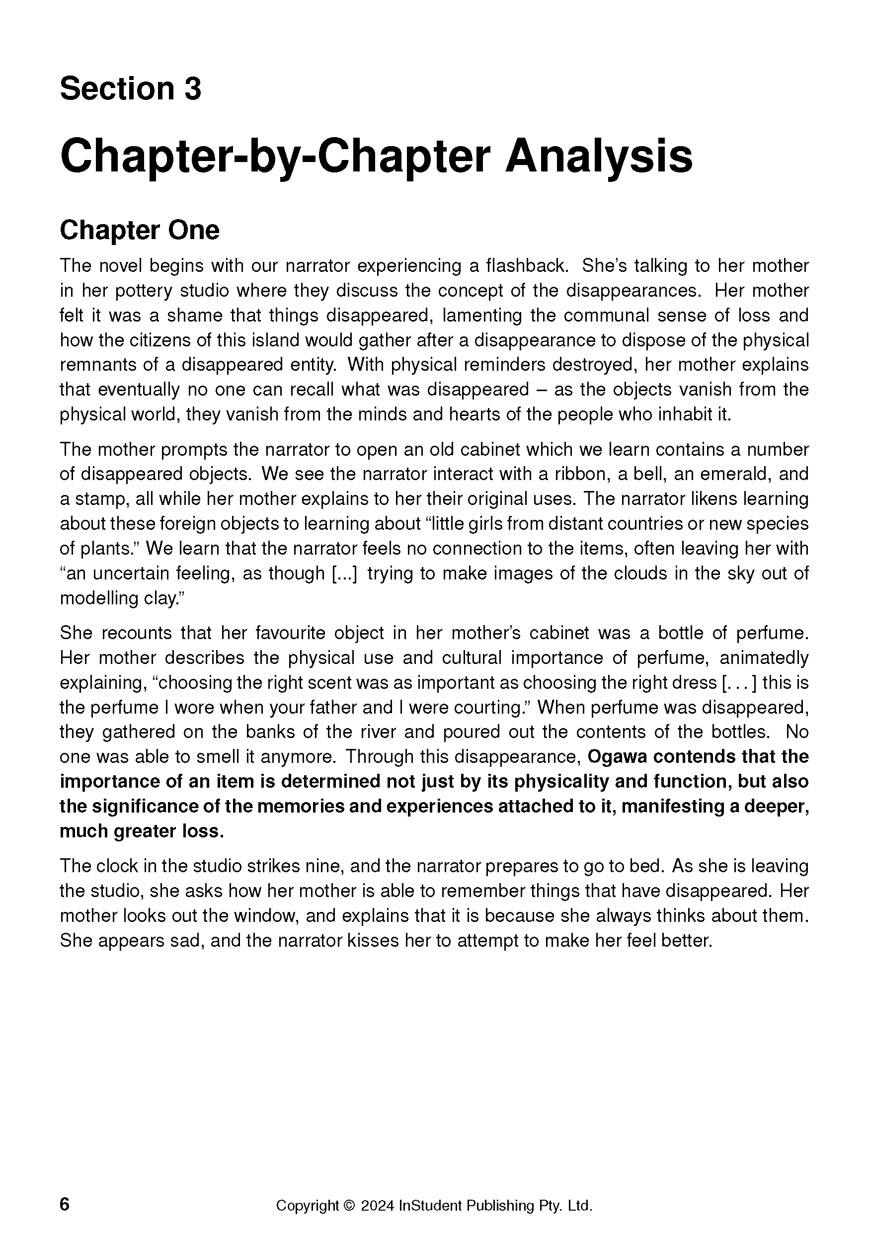 ATAR Notes Text Guide: The Memory Police by Yoko Ogawa - Image 10