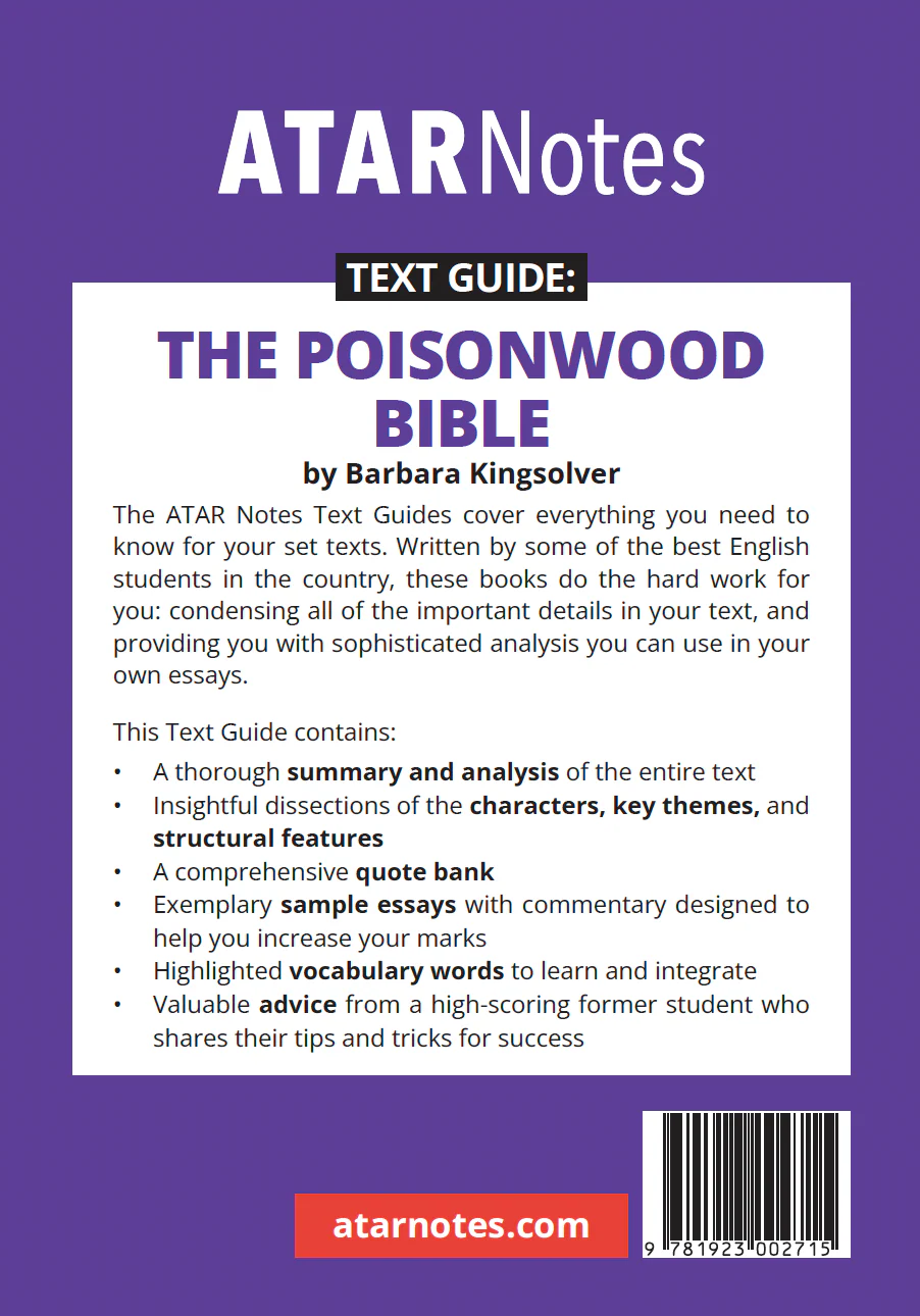 ATAR Notes Text Guide: The Poisonwood Bible by Barbara Kingsolver - Image 12