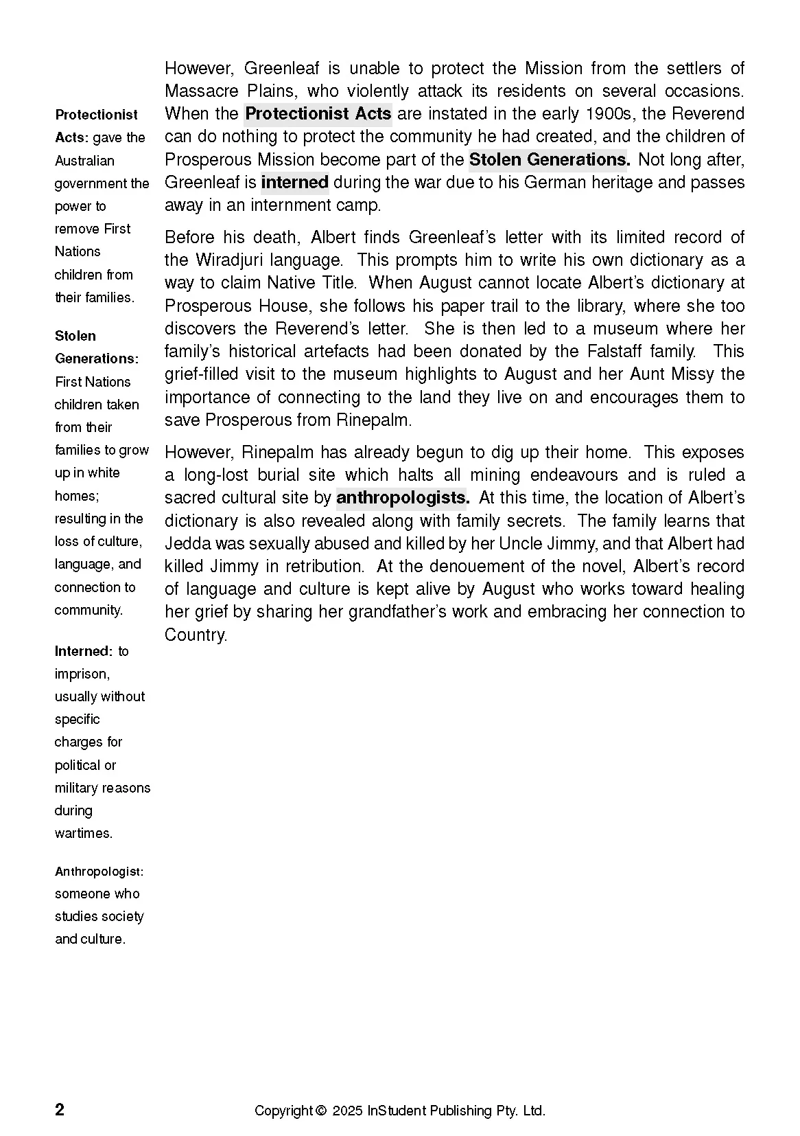 ATAR Notes Text Guide: The Yield by Tara June Winch - Image 7