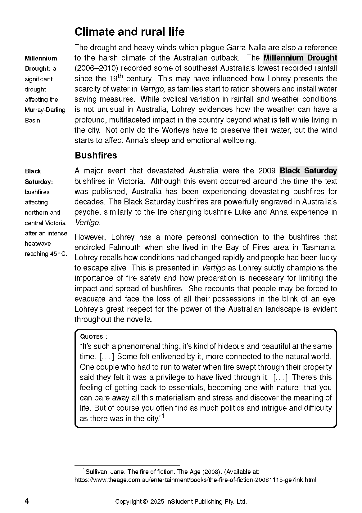ATAR Notes Text Guide: Vertigo by Amanda Lohrey - Image 7
