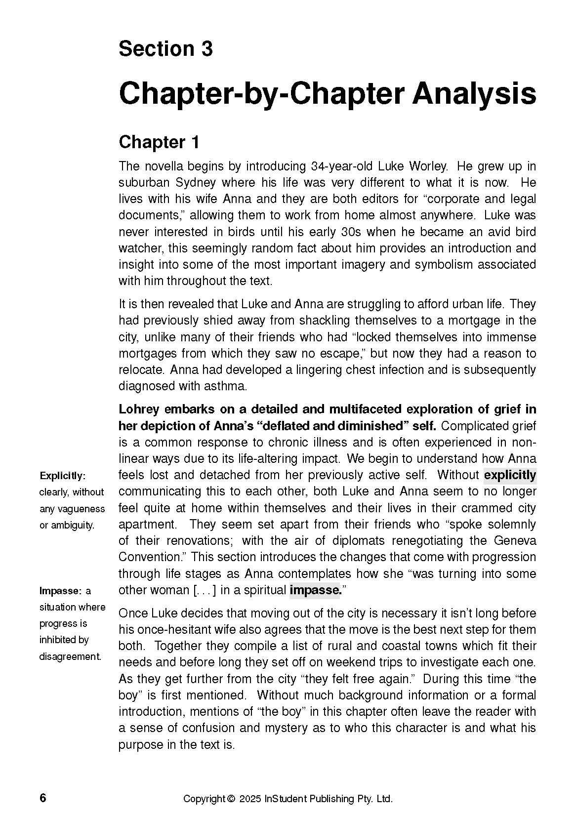 ATAR Notes Text Guide: Vertigo by Amanda Lohrey - Image 9